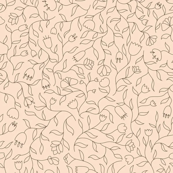 Seamless floral pattern — Stock Vector