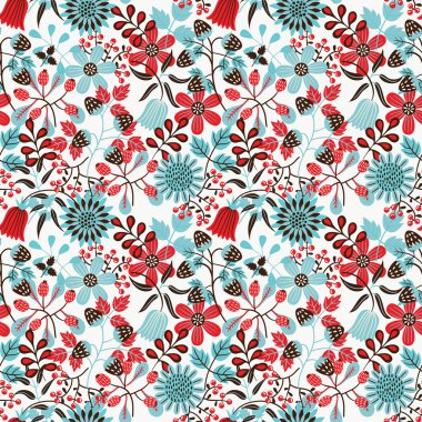 Kusursuz çiçek deseni