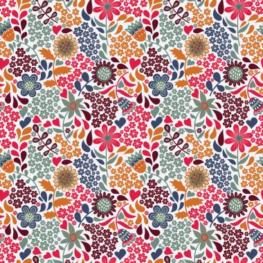 Kusursuz çiçek deseni