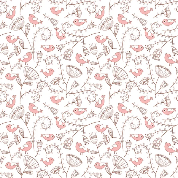 Seamless floral pattern — Stock Vector