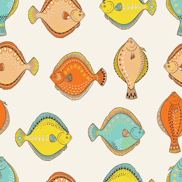 Floatfish seamless pattern — Stock Illustration Floatfish seamless pattern Royalty Free Stock Illustrations
