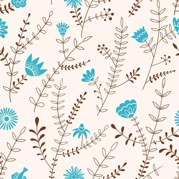 Seamless floral pattern — Stock Vector