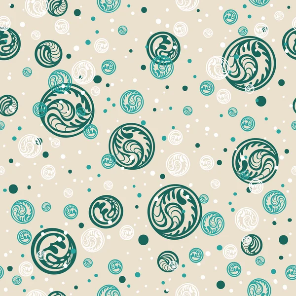 Bubbles seamless pattern — Stock Vector