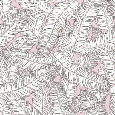 Feather seamless pattern clipart