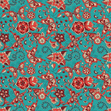 Kusursuz çiçek deseni