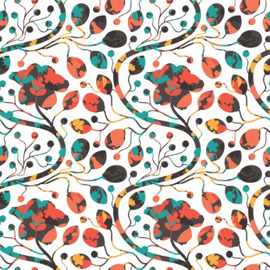 Kusursuz çiçek deseni