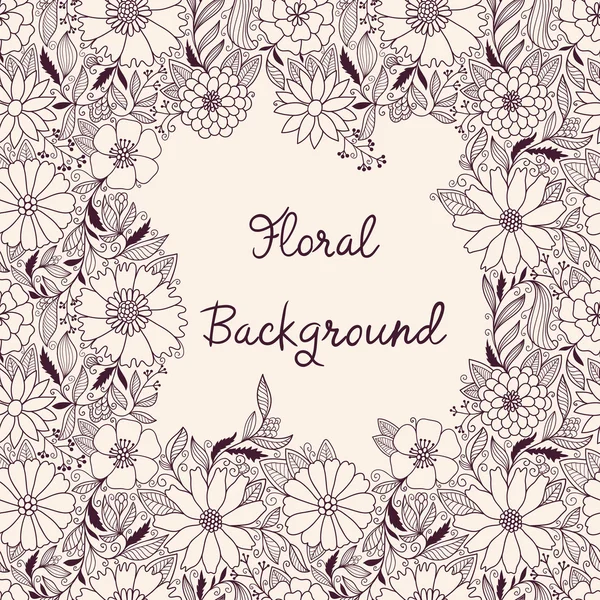 Fundo floral —  Vetores de Stock