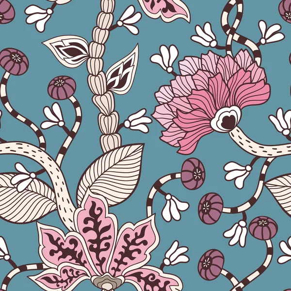 Modèle floral sans couture — Image vectorielle