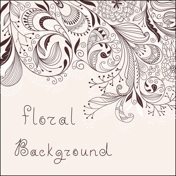 Floral background — Stock Vector