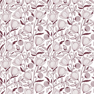 Kusursuz çiçek deseni