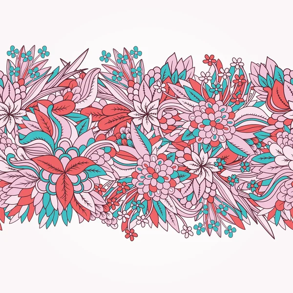 Naadloze floral ornament — Stockvector