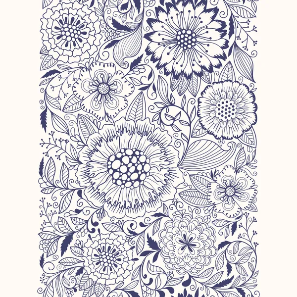Bezszwowe kwiatowy ornament Ilustracja Stockowa