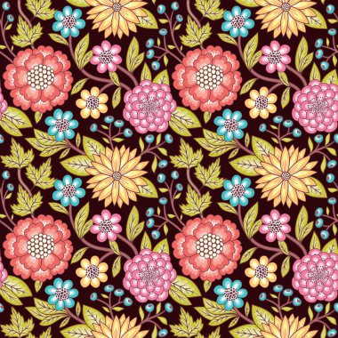 Kusursuz çiçek deseni