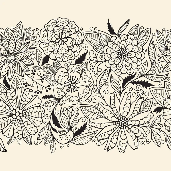 Άνευ ραφής floral ornamen — Διανυσματικό Αρχείο