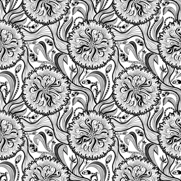 Seamless floral pattern — Stock Vector