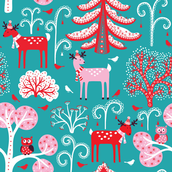 Christmas seamless pattern