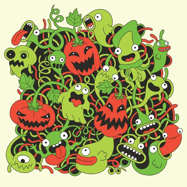 Fond vectoriel Halloween — Image vectorielle