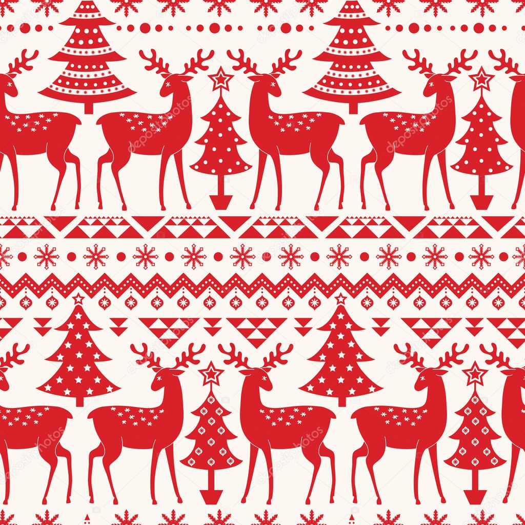 Christmas seamless pattern