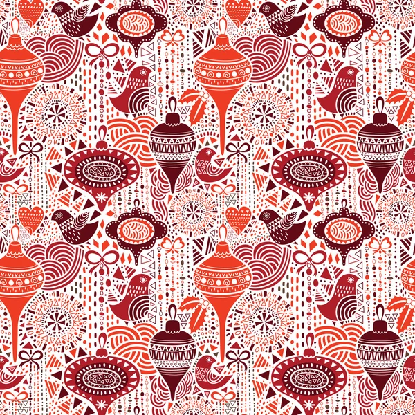 Christmas seamless pattern — Stock Vector