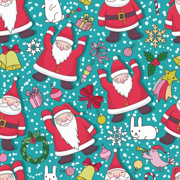 Christmas seamless pattern — Stock Vector