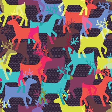 Geyiklerle Noel 'in kusursuz deseni