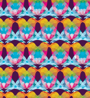 renkli kuşlar seamless modeli