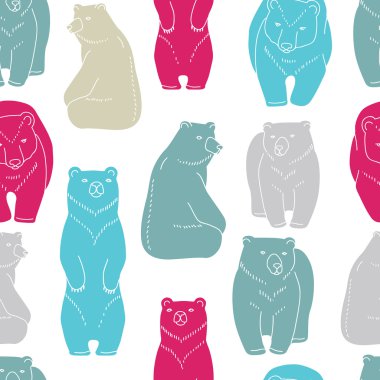 ayılar seamless modeli