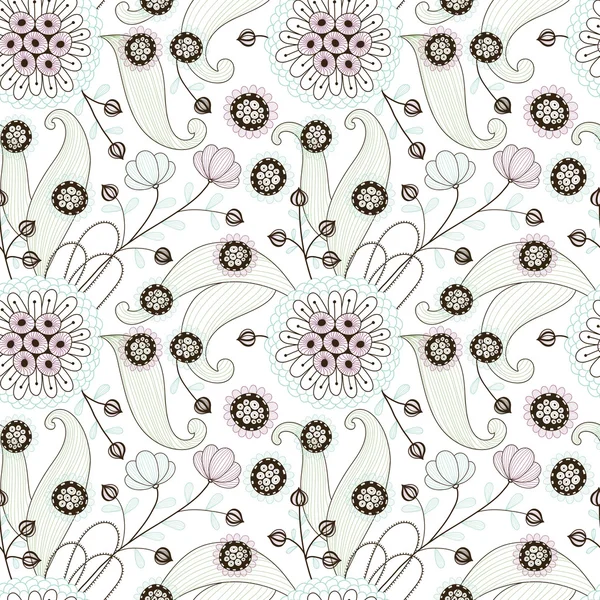 Seamless floral pattern — Stock Vector