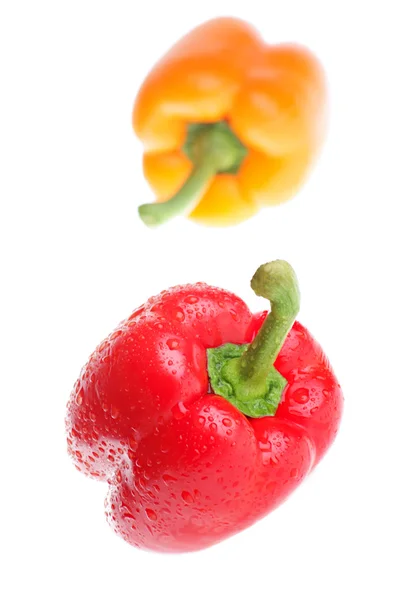 甜椒与水滴 — 图库照片