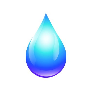 mavi sıvı damlası