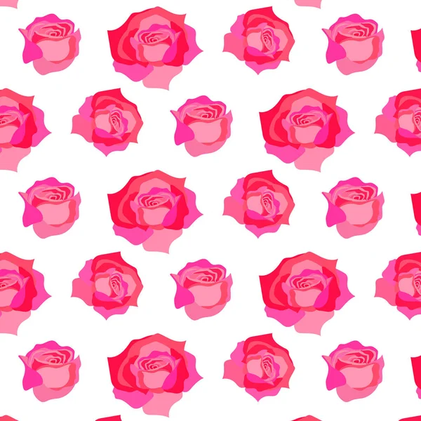 Pembe güllerle kusursuz desen