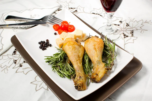 Pollo al forno — Foto Stock