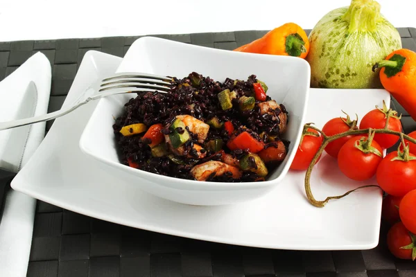 Black rice — Stock Photo, Image