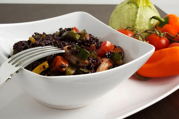 Black rice — Stock Photo, Image