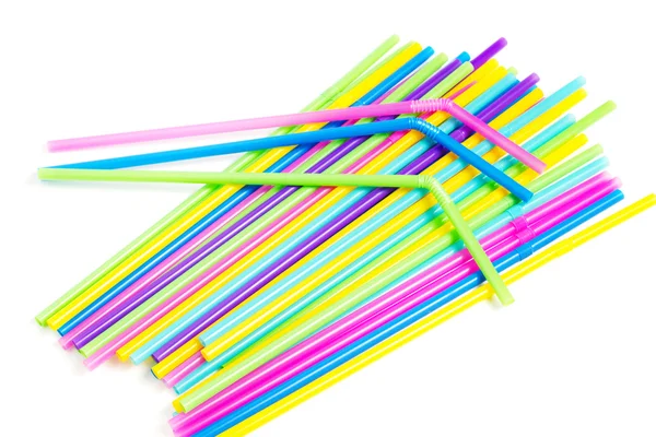 Colorful drinking straws — Stock Photo, Image