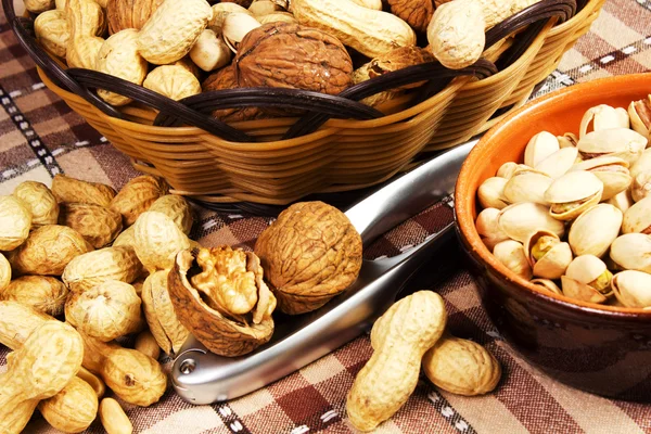 Variëteiten noten — Stockfoto