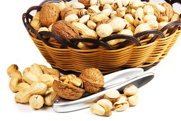 Varieties of nuts Stock Picture