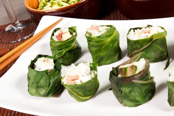 Sushi auf dem Tisch — Stockfoto