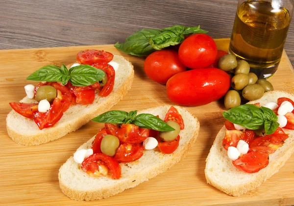 Bruschette — Foto Stock