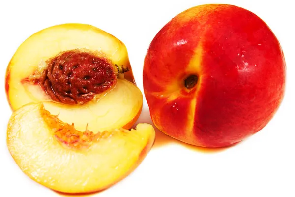 Peaches isolated — Stock Photo, Image