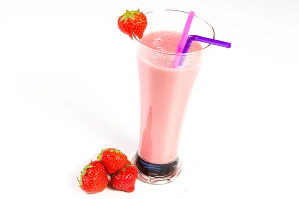 Strawberry milkshake — Stockfoto