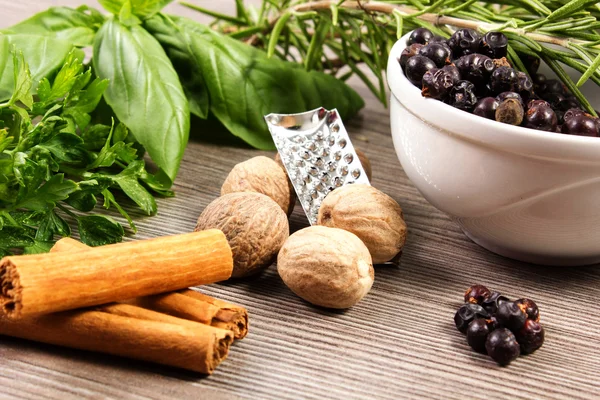 Spices on the table — Stock Photo, Image