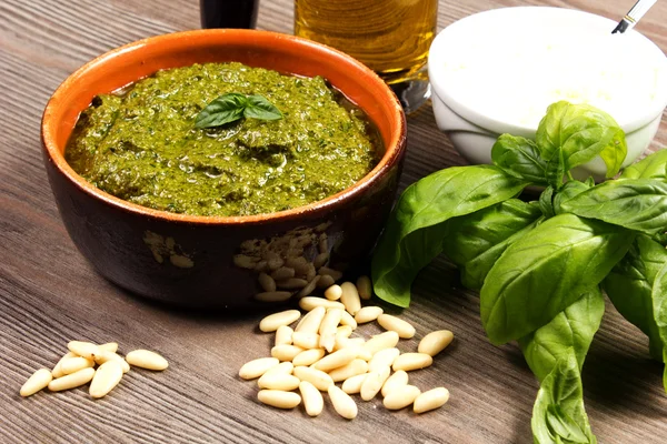 Salsa al pesto — Foto Stock