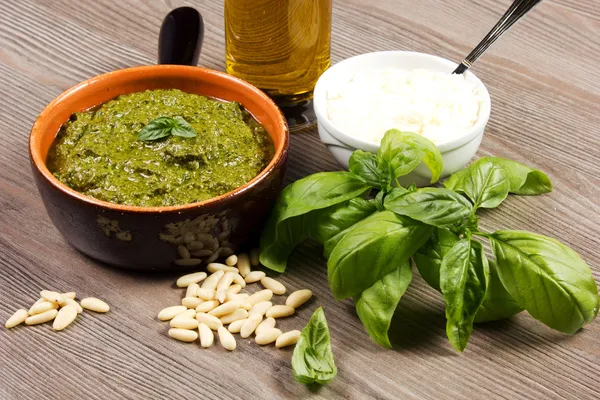 Salsa al pesto — Foto Stock