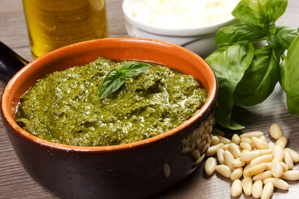 Salsa al pesto — Foto Stock