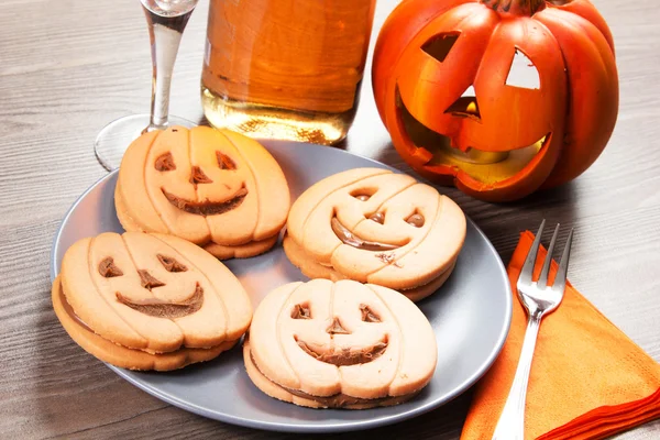 Halloween biscuits — Stock Photo, Image