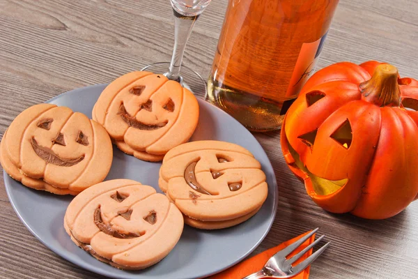 Halloween biscuits — Stock Photo, Image