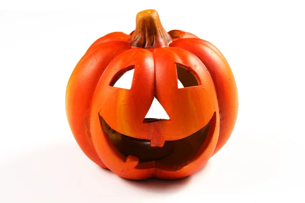 Halloween zucca testa lanterna — Foto Stock