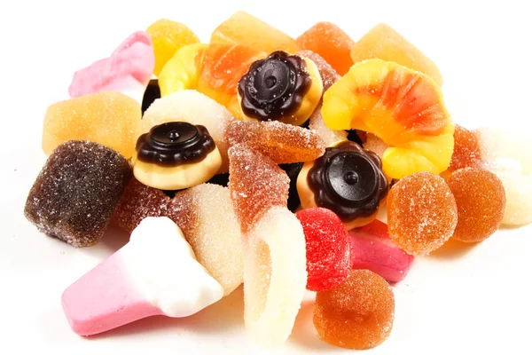 Assortment of colorful candy — Stock Photo, Image