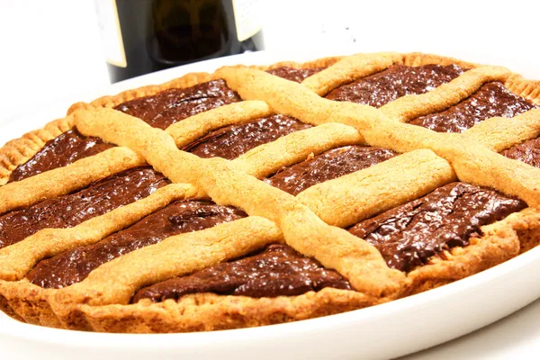 Chocolate tart — Stock Photo, Image